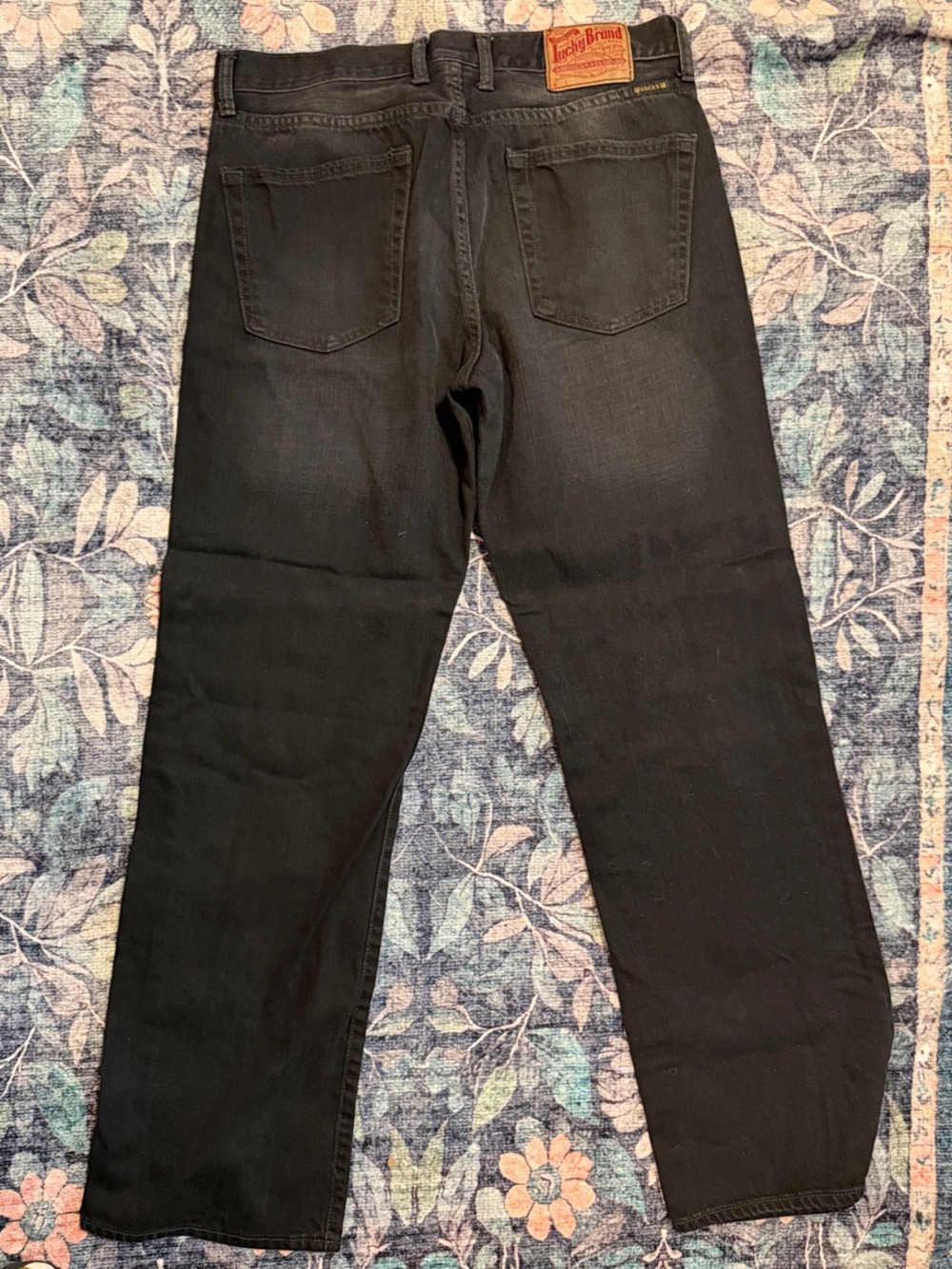 Lucky Brand Men's Black Relaxed Fit Jeans